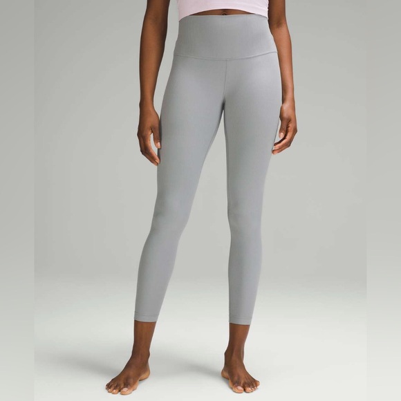 Lululemon Align Ribbed High Rise Pant Leggings Size 4 Full Length 28” Inseam - Picture 2 of 5